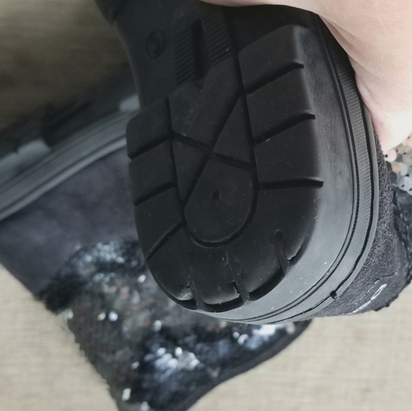 Girl's, Bebe, sequin boots. - Picture 5 of 6